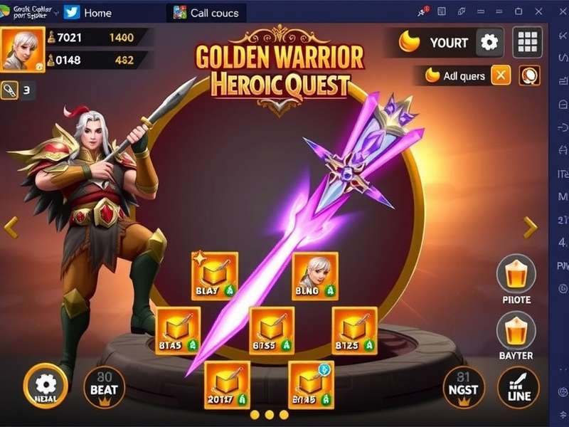 Golden Warrior Heroic Quest Character Build Guide