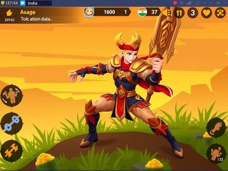 Golden Warrior Heroic Quest Gameplay Screenshot
